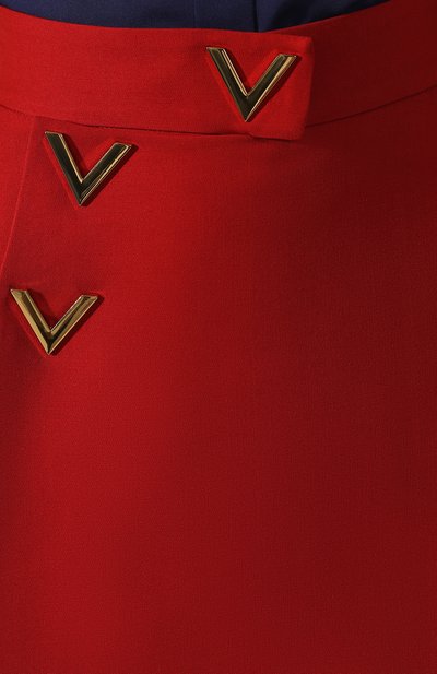 Шорты из смеси шерсти и шелка VALENTINO, арт. RB3RA4E04FM, фото 5
