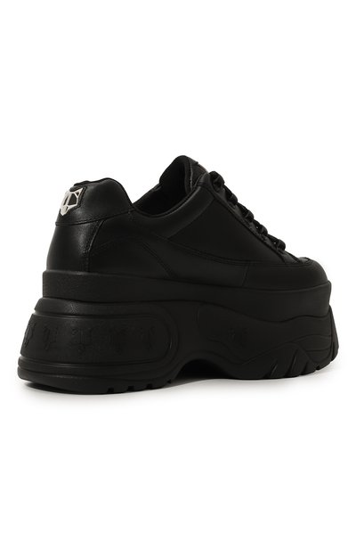 Кожаные кроссовки sprinter NAKED WOLFE черного цвета по цене 29350 руб., арт. SPRINTER, фото 5 Кожаные кроссовки sprinter NAKED WOLFE, арт. SPRINTER, фото 5