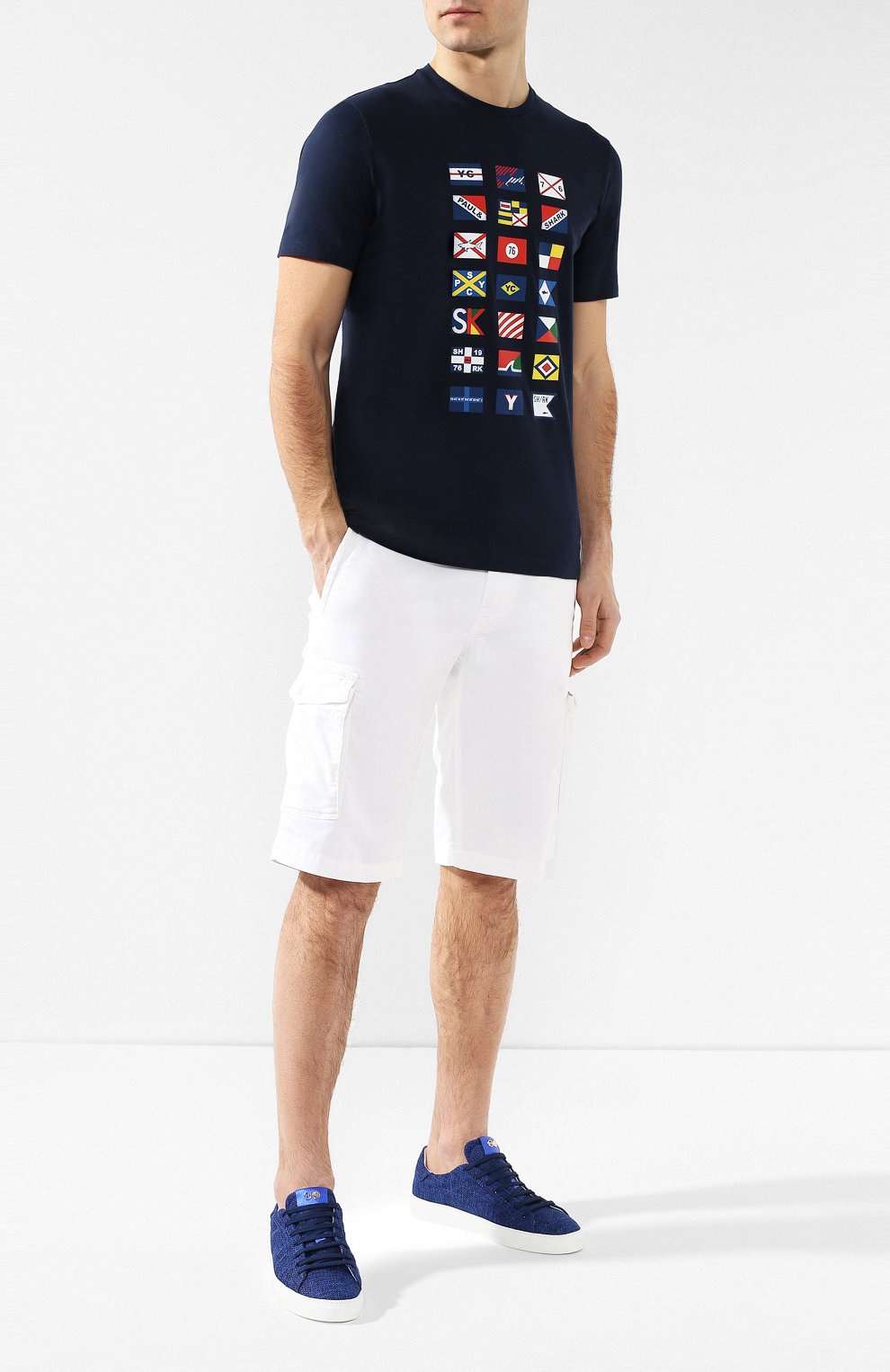 Текстильные кеды HIDE AND JACK, арт. CNVLBLUWHT, фото 2