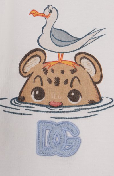 Хлопковая футболка DOLCE & GABBANA, арт. L1JT7W/G7PNH, фото 3