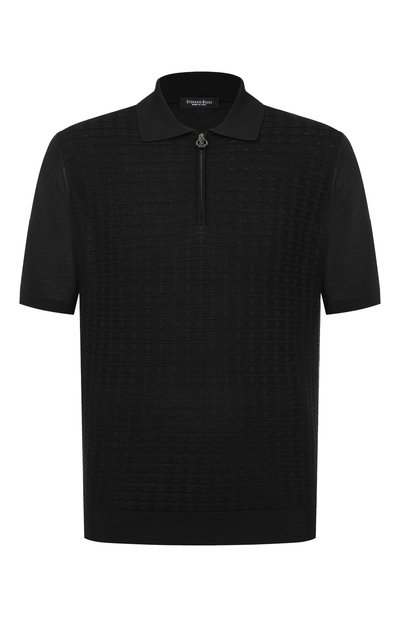 Мужская поло из шелка и хлопка STEFANO RICCI, арт. K212038P31/F26194