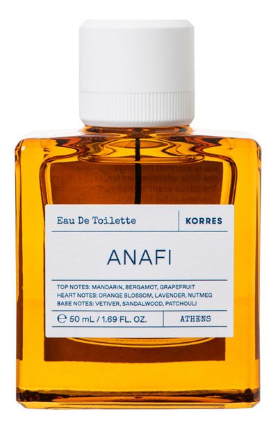 Мужской туалетная вода anafi (50ml) KORRES, арт. 5203069116988