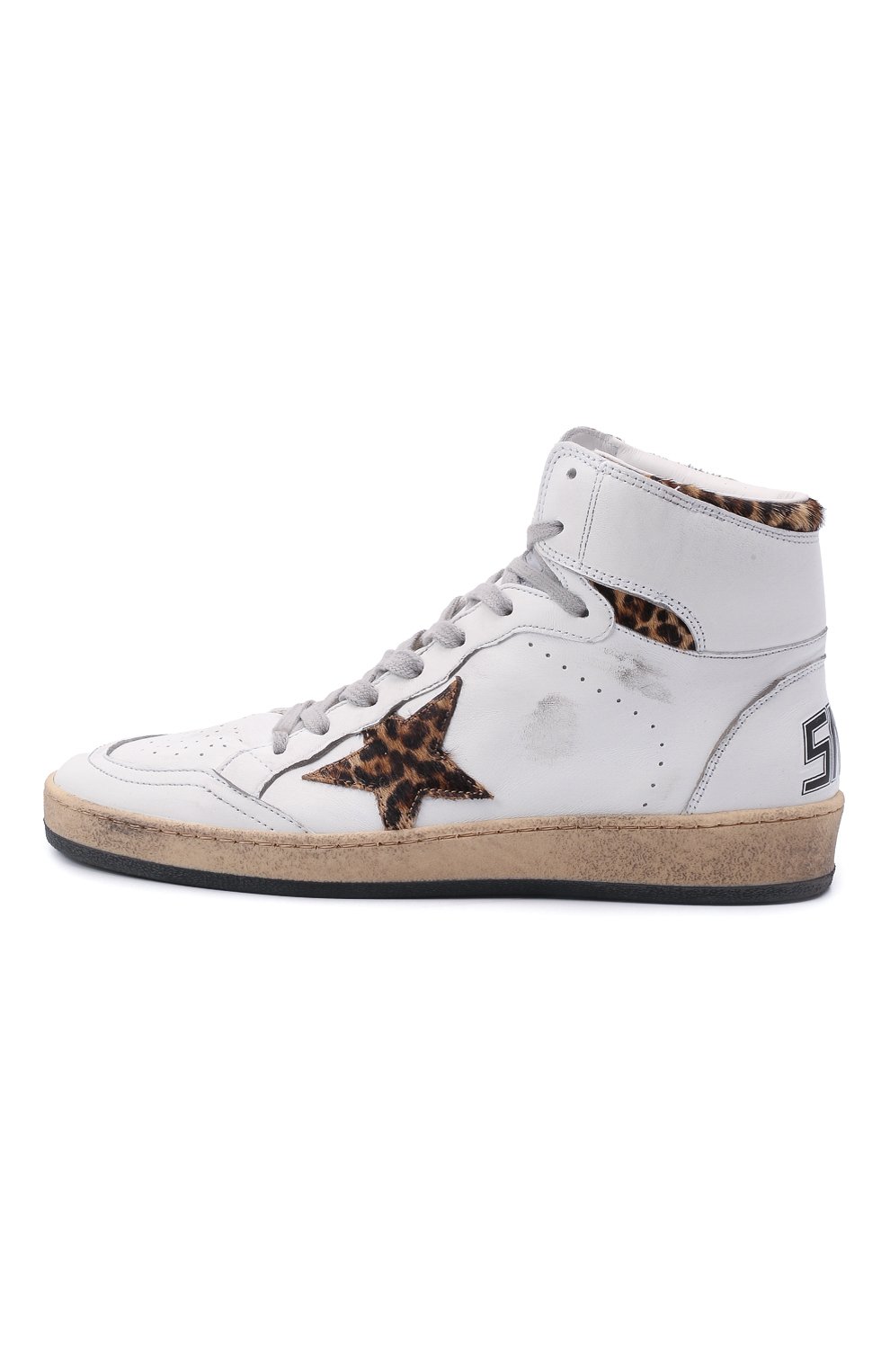 Кожаные кеды sky star GOLDEN GOOSE DELUXE BRAND, арт. GWF00230.F002193, фото 3