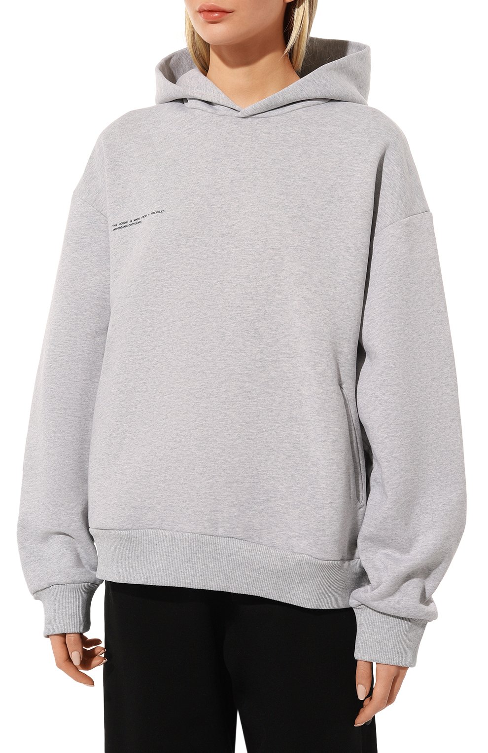 Хлопковое худи PANGAIA, арт. RECYCLED COTTON HOODIE, фото 3