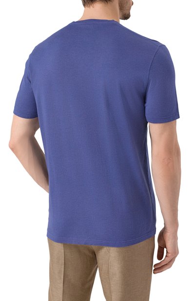 Футболка из хлопка и кашемира KITON, арт. UMK063003, фото 4