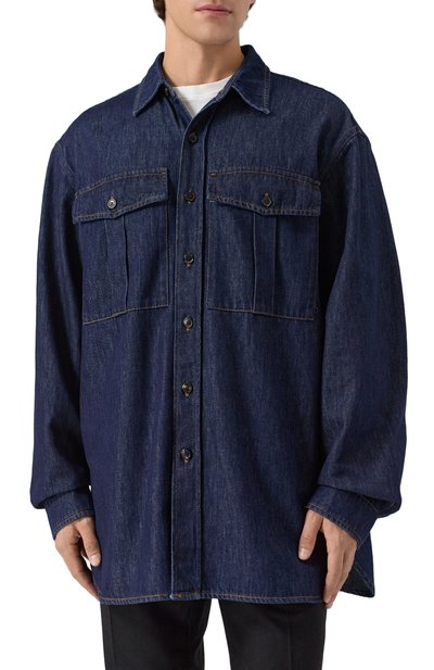 Джинсовая рубашка DRIES VAN NOTEN, арт. 020793-2381-507, фото 3