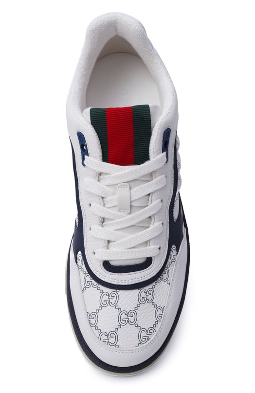 Кожаные кеды Re-Web Gucci 850193/AAF00 Белый  850193/AAF00 Фото 5