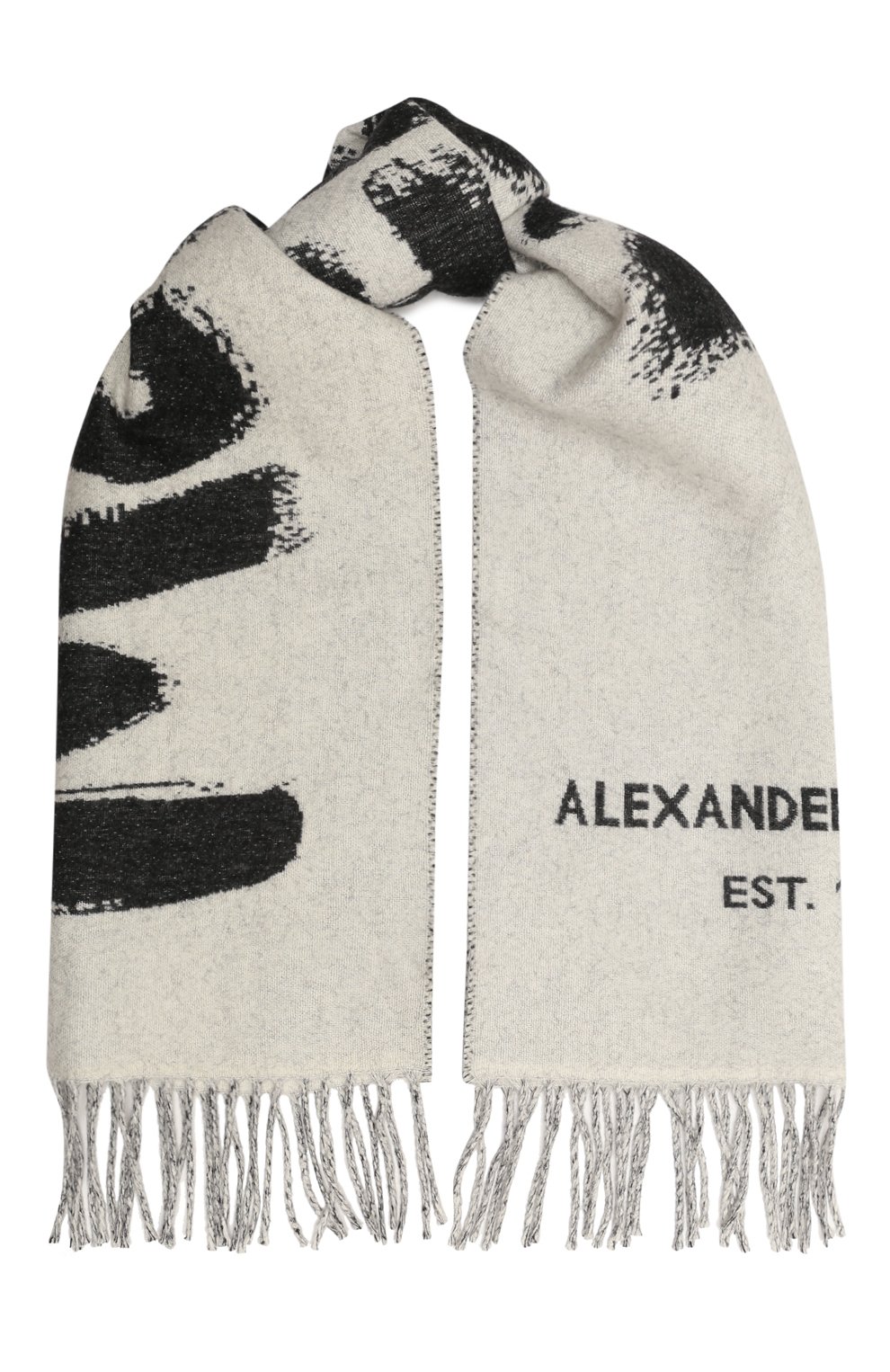 Шерстяной шарф ALEXANDER MCQUEEN, арт. 707537 3200Q, фото 1