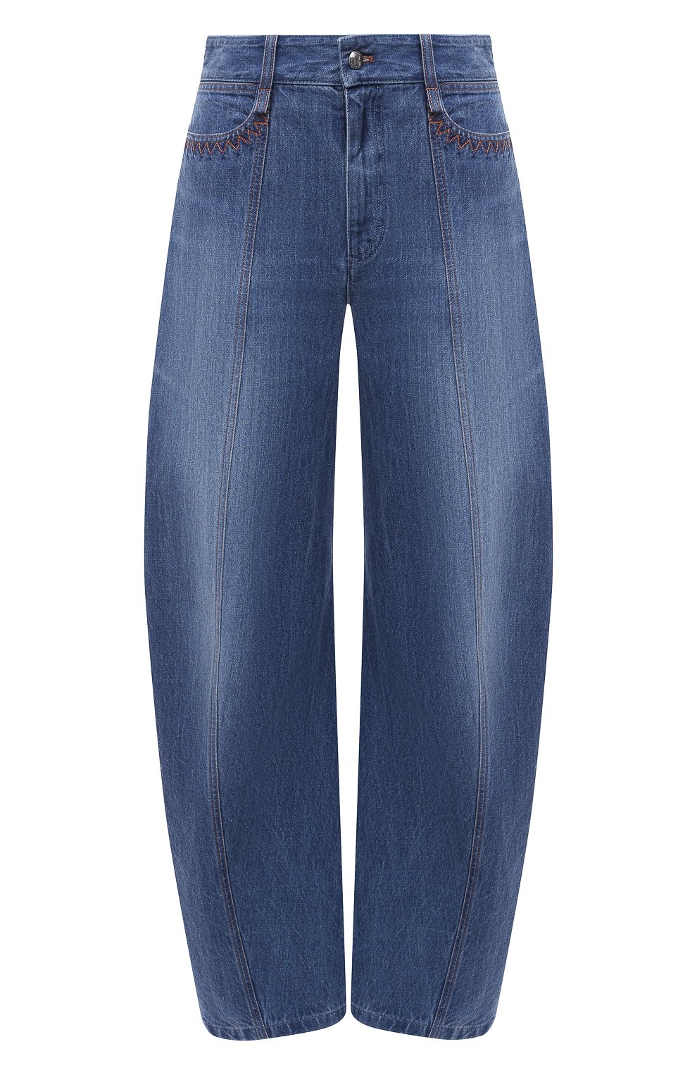 Джинсы CHLOÉ синего цвета по цене 96300 руб., арт. CHC20WDP01154, фото 1 Джинсы CHLOÉ, арт. CHC20WDP01154, фото 1