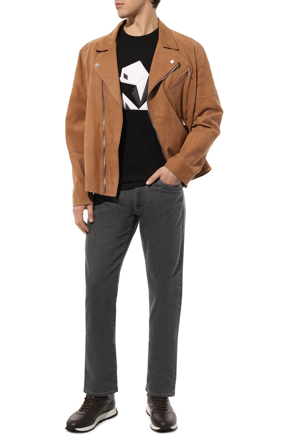 Хлопковая футболка KITON, арт. UMM0404, фото 2