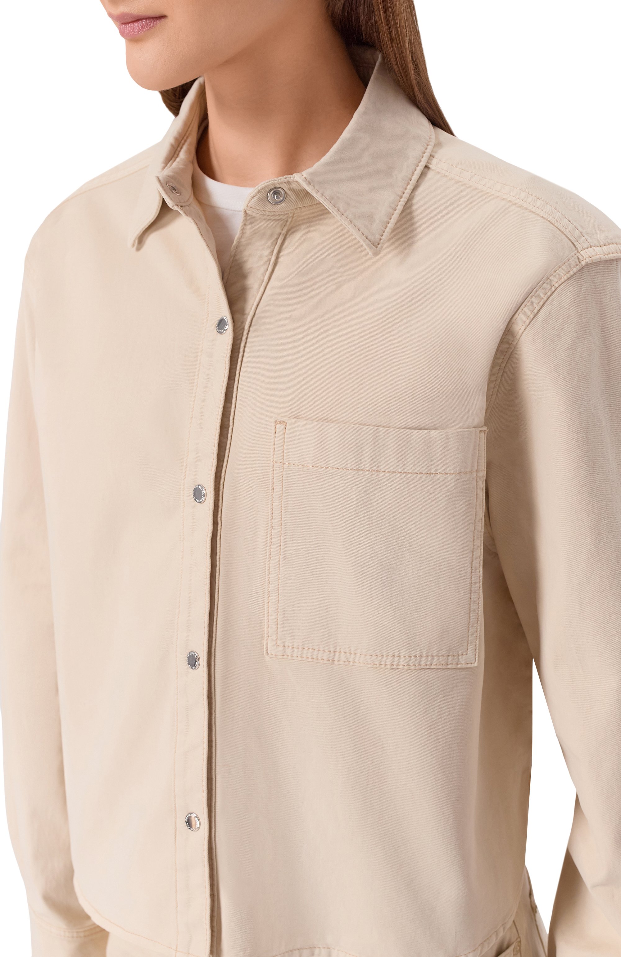 Джинсовая рубашка ivy 7 FOR ALL MANKIND, арт. 7U7J0E39-3C5, фото 5