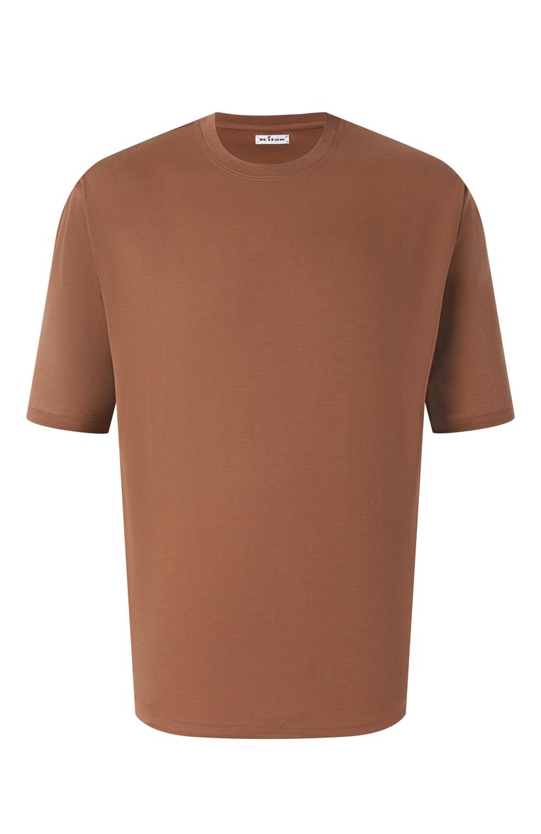 Хлопковая футболка KITON, арт. UMC029H0920007/8XL, фото 1