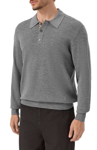 Шерстяное поло BURBERRY, арт. 8112144, фото 3