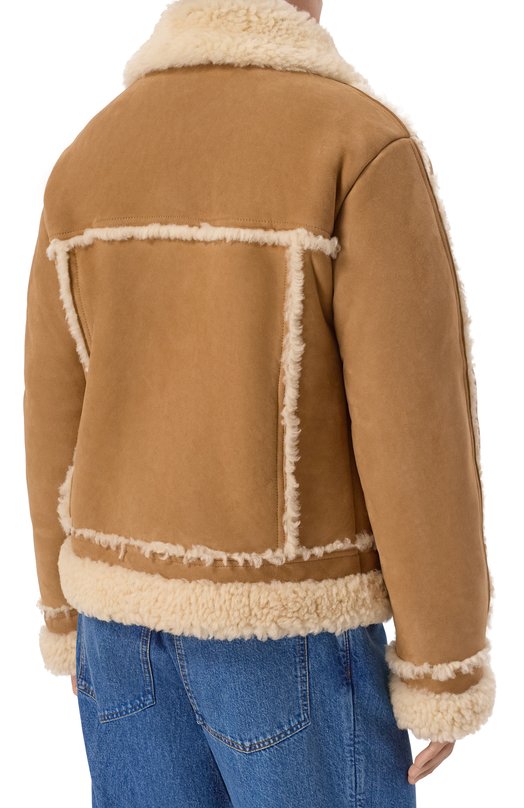 Дубленка из овчины Dolce & Gabbana G9BQNL/FUP91 Бежевый  G9BQNL/FUP91 Фото 4