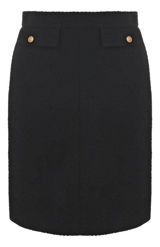 Шерстяная юбка Chloé CH25AJU10935 Чёрный CH25AJU10935