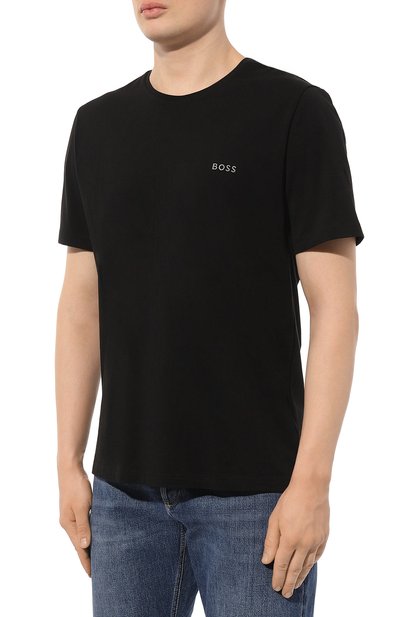 Хлопковая футболка BOSS, арт. 50515391, фото 3