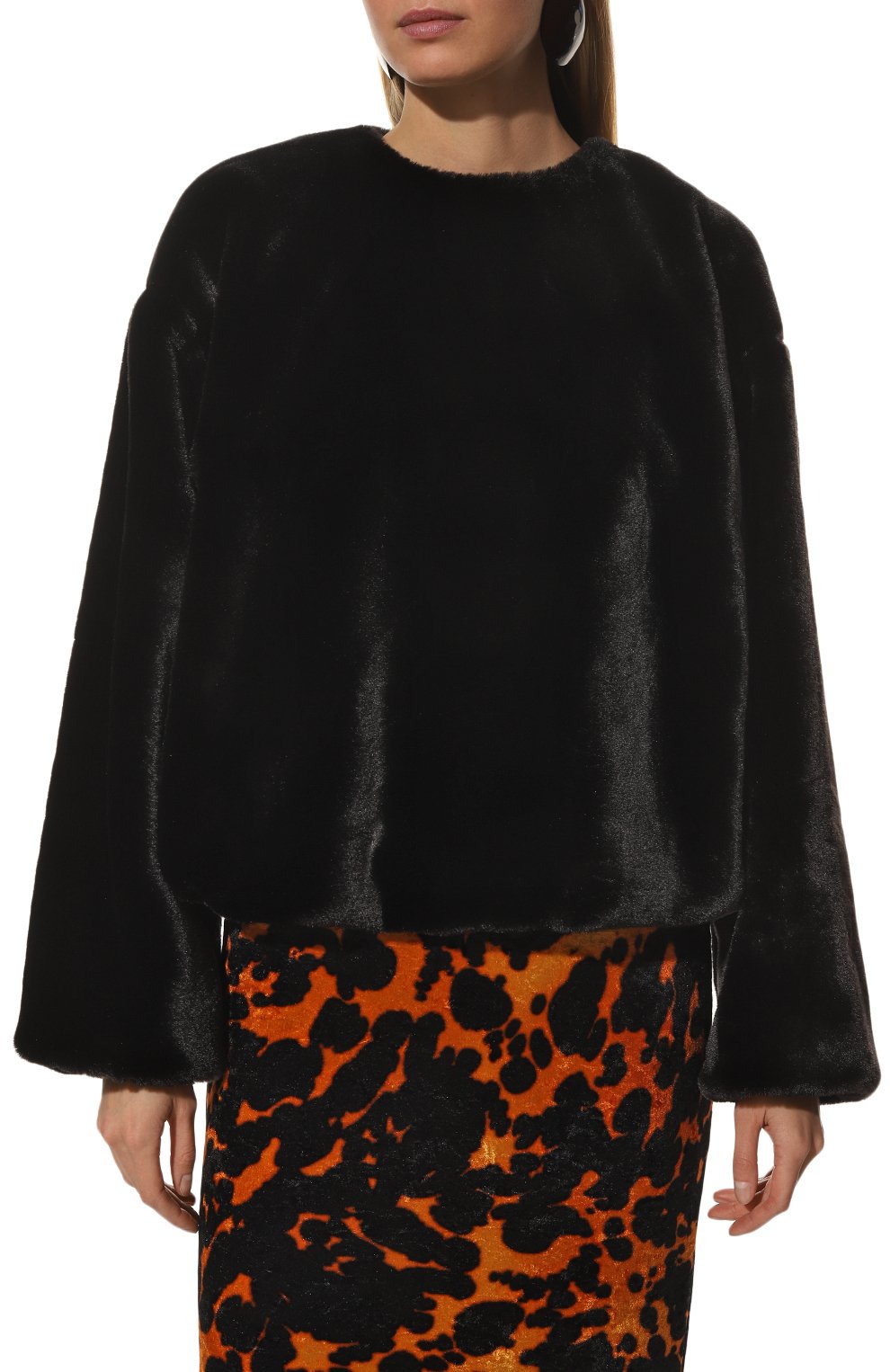 Топ DRIES VAN NOTEN черного цвета по цене 75900 руб., арт. 222-010724-5119, фото 3 Топ DRIES VAN NOTEN, арт. 222-010724-5119, фото 3