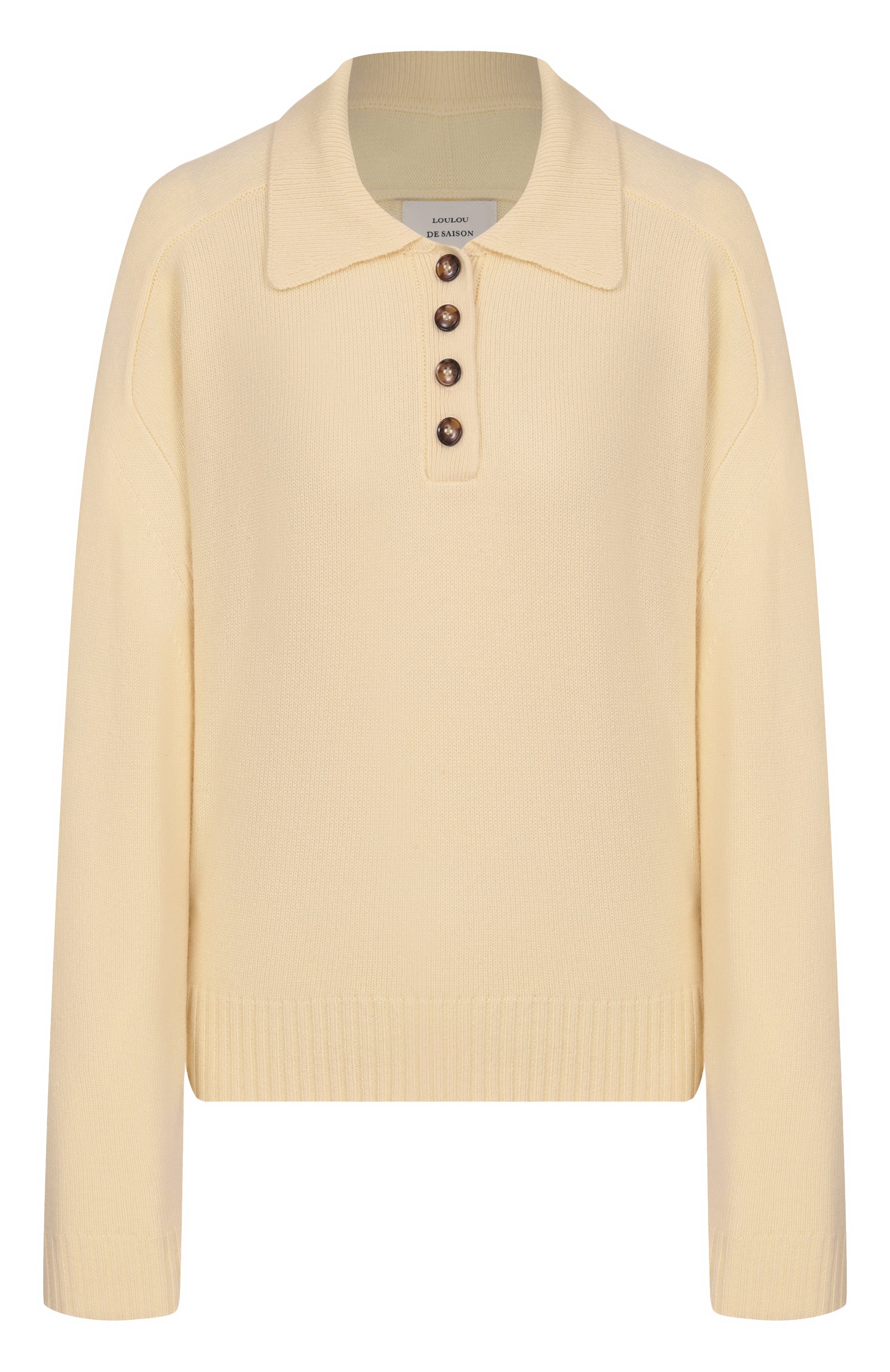Кашемировое поло LOULOU DE SAISON цвета по цене 47050 руб., арт. H0MERE LDS, фото 1 Кашемировое поло LOULOU DE SAISON, арт. H0MERE LDS, фото 1