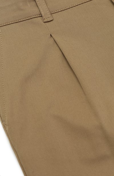 Брюки чинос из эластичного хлопка GUCCI хаки цвета по цене 18700 руб., арт. 409563/XBB06, фото 3 Брюки чинос из эластичного хлопка GUCCI, арт. 409563/XBB06, фото 3