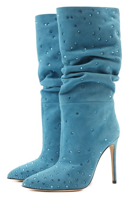 Женские замшевые сапоги holly slouchy PARIS TEXAS, арт. PX800-XSACH