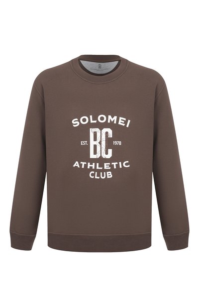 Мужской хлопковый свитшот BRUNELLO CUCINELLI, арт. MW8633380G