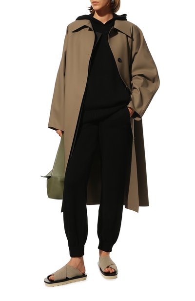 Джоггеры из шерсти и кашемира MSGM, арт. 3341MDP110 227793, фото 2