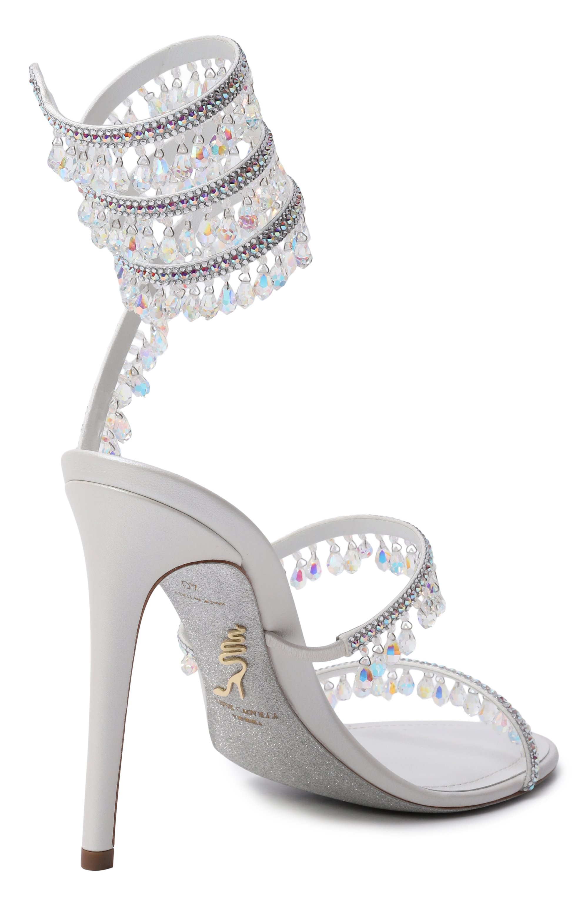 Текстильные босоножки chandelier 105 RENE CAOVILLA, арт. C12535-105/R001, фото 5