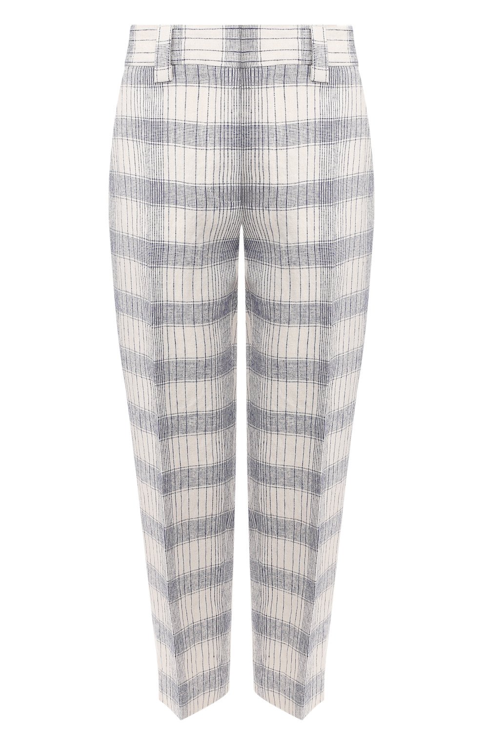 Льняные брюки ACNE STUDIOS голубого цвета по цене 59950 руб., арт. AK0205/W, фото 1 Льняные брюки ACNE STUDIOS, арт. AK0205/W, фото 1