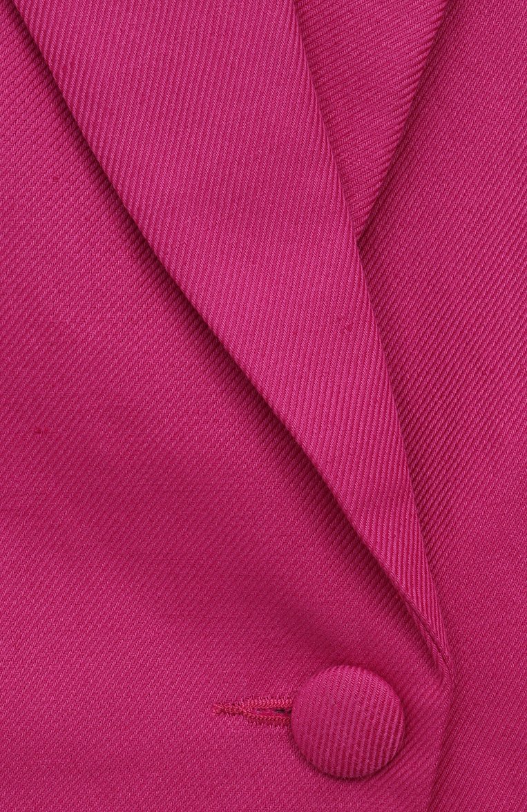 Детский хлопковый жакет CHLOÉ фуксия цвета, арт. C20118/14A | Фото 3 (Материал внешний: Хлопок; Рукава: Длинные; Девочки Кросс-КТ: Жакет-одежда; Автоматизация ТО: Проставлено; Автоматизация состава: Проставлено; Ростовка одежда: 13 - 15 �лет | 158 см)