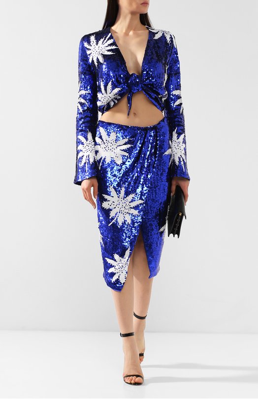 Юбка с пайетками Filles A Papa Синий, фото 2