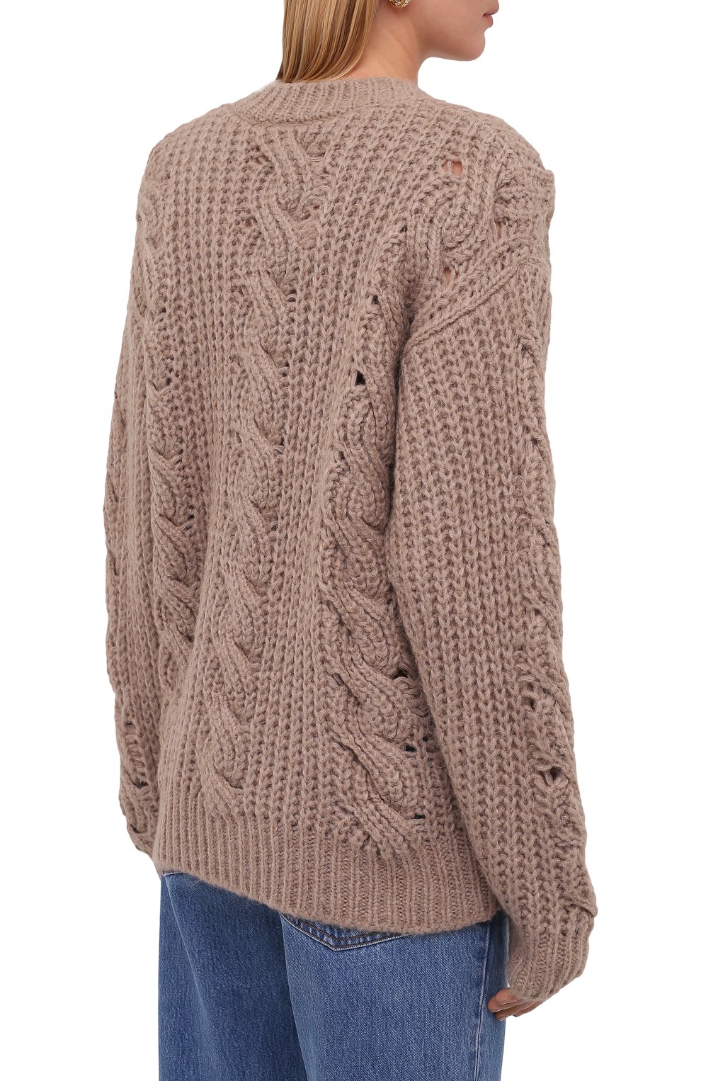 Свитер IRO бежевого цвета по цене 45300 руб., арт. WP12BYBA, фото 4 Свитер IRO, арт. WP12BYBA, фото 4