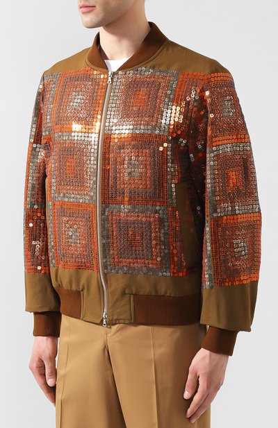 Хлопковый бомбер DRIES VAN NOTEN, арт. 191-20529-7289, фото 3
