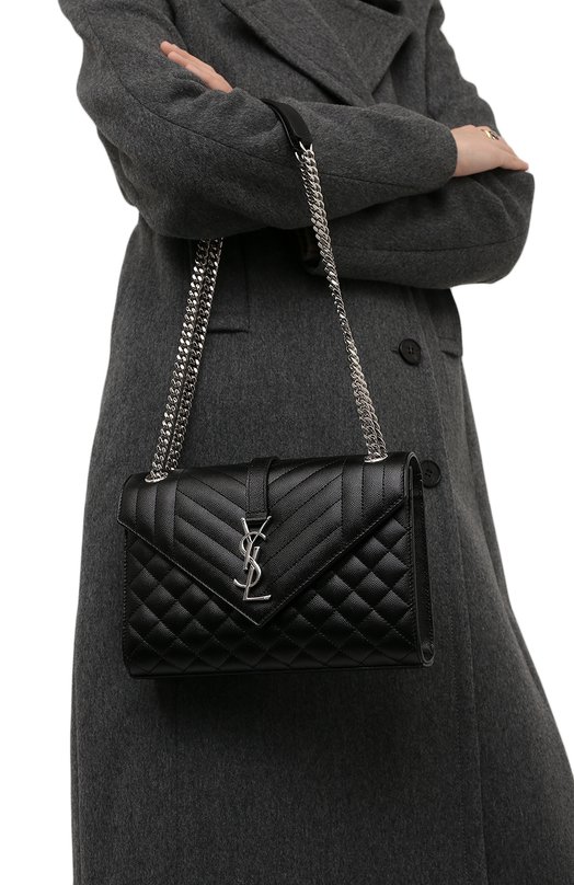 Сумка Monogram Classic medium Saint Laurent 600185/B0W92 Чёрный  600185/B0W92 Фото 2