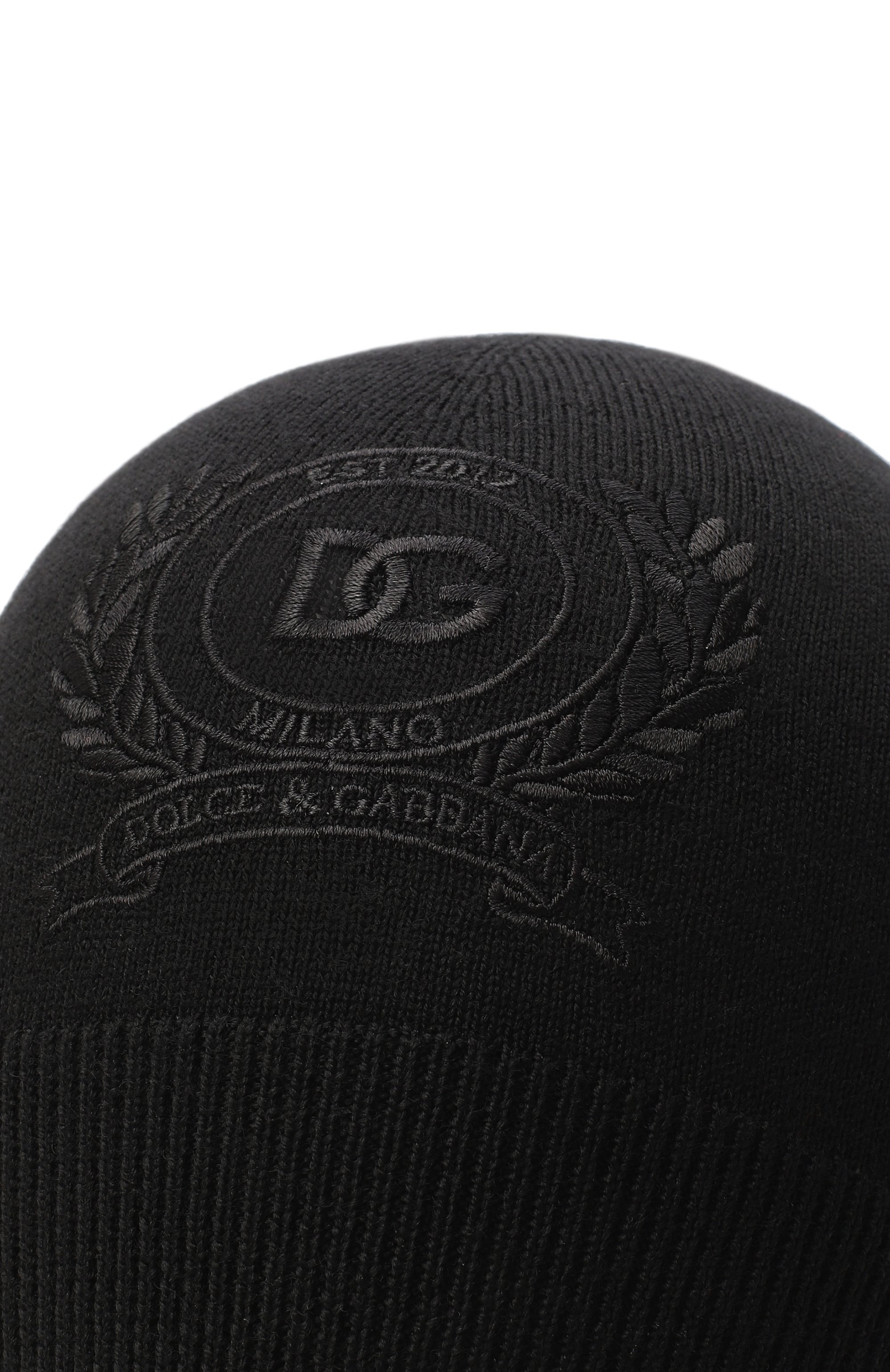 Шерстяная шапка DOLCE & GABBANA, арт. LBKHA7/JDVG4, фото 3