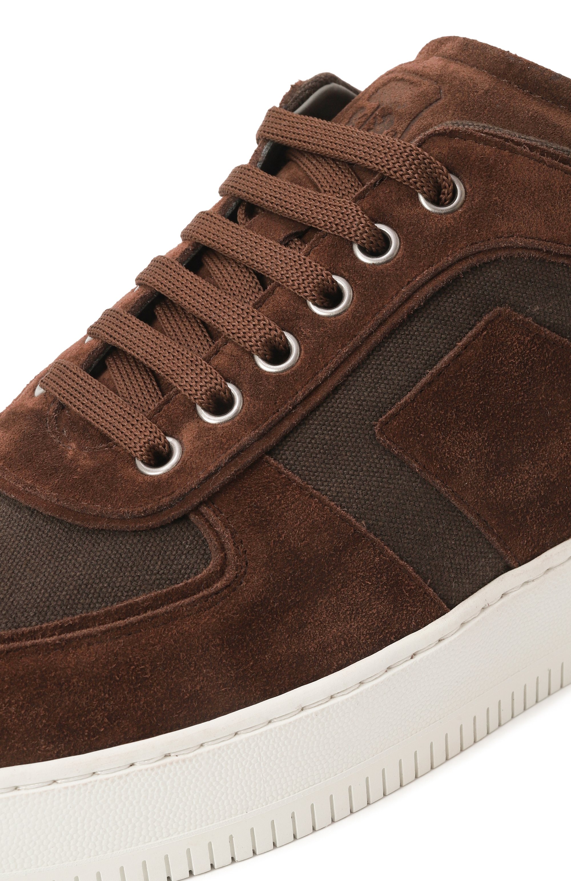 Комбинированные кеды CORNELIANI, арт. 25TM70-2520911, фото 7