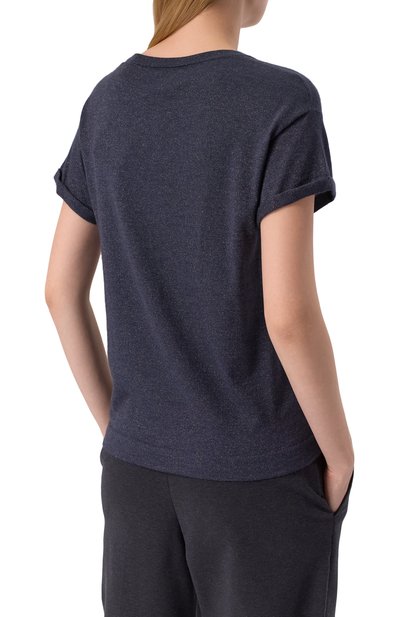 Пуловер из кашемира и шелка BRUNELLO CUCINELLI, арт. M4181BP189, фото 4