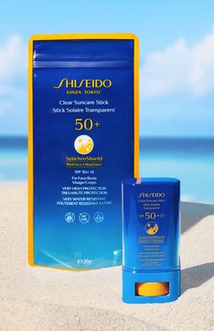 Прозрачный солнцезащитный стик spf50+ (20g) SHISEIDO бесцветного цвета, арт. 16980SH | Фото 5 (Тип продукта: Стики / Карандаши; SPF фильтр: Высокий (35-50+))