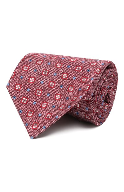 Мужской шелковый галстук KITON, арт. UCRVKAC02G8007001/MTM/0019836