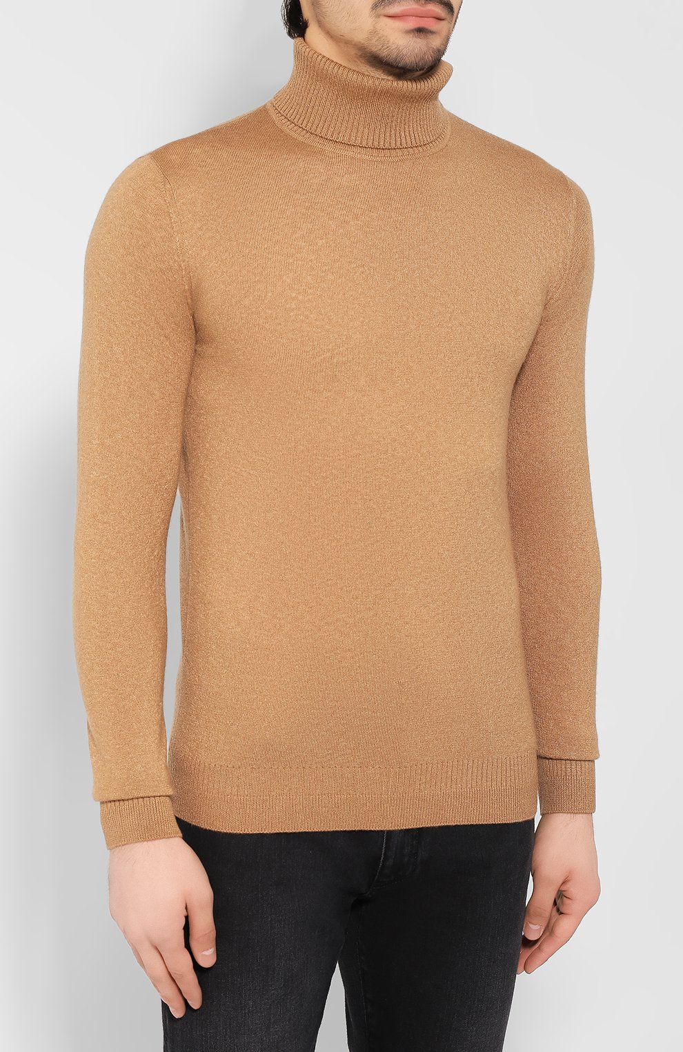 Водолазка из смеси кашемира и шелка LORO PIANA, арт. FAI8202, фото 3