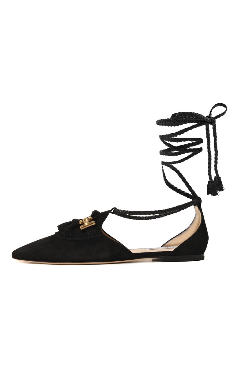 Замшевые балетки TOD’S, арт. XXW19B0BJ70HR0B999, фото 1
