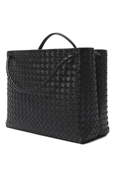 Сумка andiamo large BOTTEGA VENETA черного цвета по цене 945000 руб., арт. 766019/VCPP1, фото 4 Сумка andiamo large BOTTEGA VENETA, арт. 766019/VCPP1, фото 4