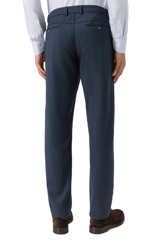 Шерстяные брюки Canali V1659G/AR03472 Синий  V1659G/AR03472 Фото 4