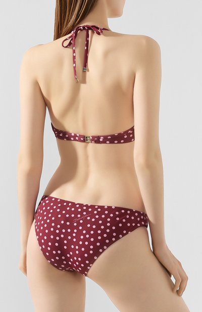 Плавки-бикини DOLCE & GABBANA бордового цвета по цене 22300 руб., арт. 02A03J/FSG5L, фото 3 Плавки-бикини DOLCE & GABBANA, арт. 02A03J/FSG5L, фото 3