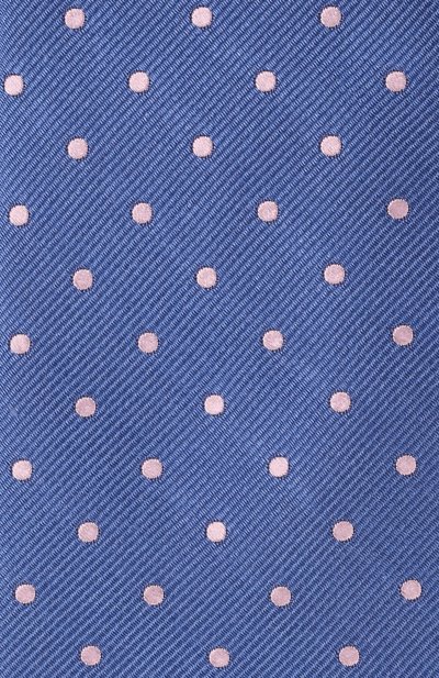 Шелковый галстук LANVIN голубого цвета по цене 11150 руб., арт. 1303/TIE, фото 4 Шелковый галстук LANVIN, арт. 1303/TIE, фото 4