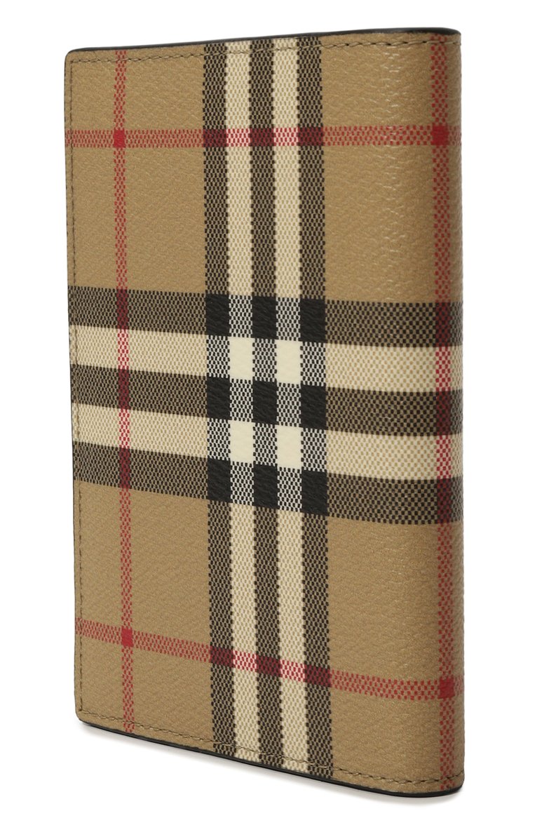 Мужской обложка для паспорта BURBERRY бежевого цвета, арт. 8084173 | Фото 2 (Нос: Не проставлено; Кросс-КТ: обложки и футляры; Материал: Синтетический материал)