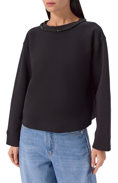 Хлопковый свитшот EMPORIO ARMANI, арт. EW001357/AF10002, фото 3