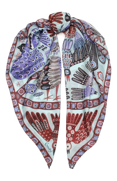 Шелковый платок небеса GOURJI, арт. T21SKY7BLR, фото 1