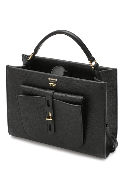 Сумка t twist small TOM FORD черного цвета по цене 289500 руб., арт. L1203T-LCL008, фото 4 Сумка t twist small TOM FORD, арт. L1203T-LCL008, фото 4