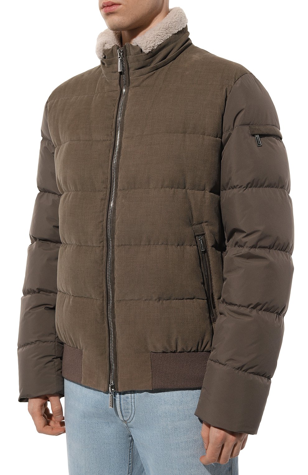 Бомбер wright-vt с отделкой из овчины MOORER, арт. WRIGHT/VT, фото 6