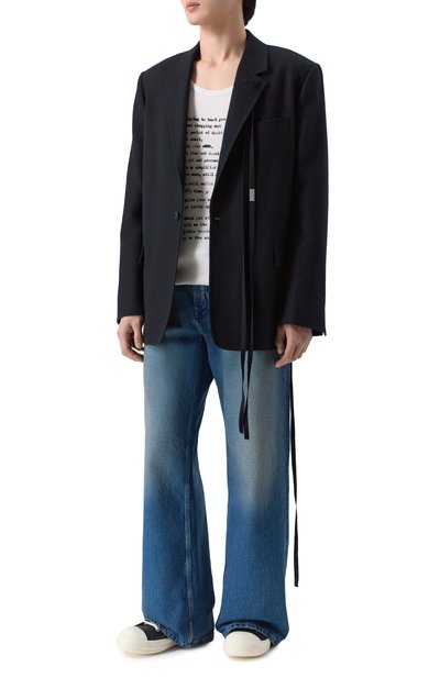 Кожаные кеды temple RICK OWENS, арт. RU01F2891/LC0, фото 2